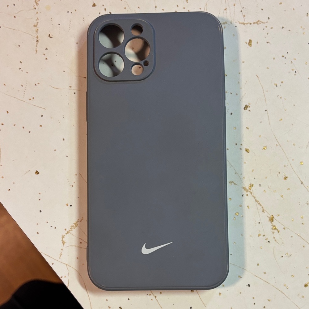 Nike Charcoal Gray Phone Case iPhone 12 Pro Max